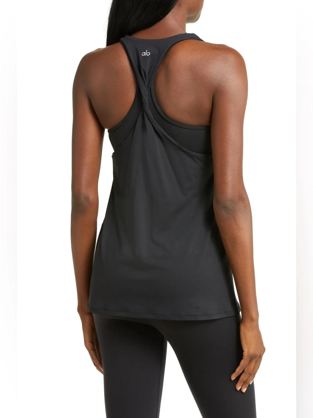 ALO Yoga Don't Get It Twisted Racerback Tank